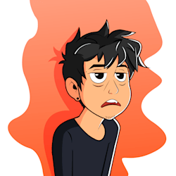 Anime-style character portrait illustrated by Ayoub Benhammadi